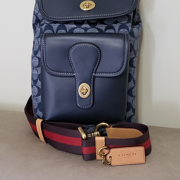 Coach Other - Coach Heritage pack In Signature Chambray Denim